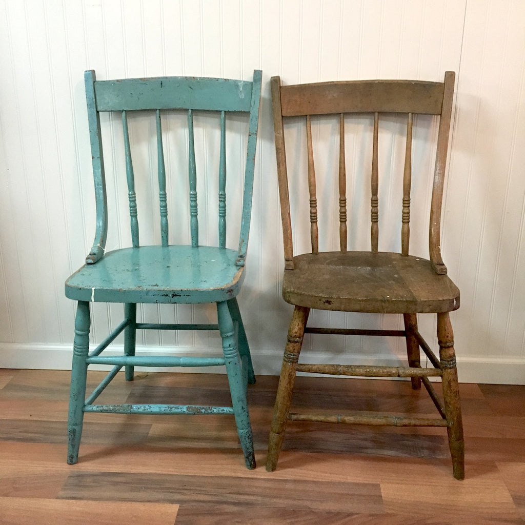Vintage Tales: Two vintage oak chairs