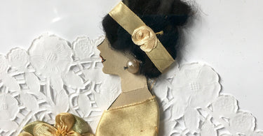 Vintage Sleuthing: Ribbon paper dolls