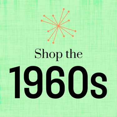 graphic inviting you to shop the 1960s collection of vintage goods.