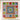 Lee geometric floral pillow needlepoint canvas #P1237 - NextStage Vintage