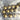 8mm round crystal pearls Swarovski? - 50 pc - antique brass - estate destash - NextStage Vintage