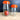 2 Carlton Glass canister jars with twist lids - 1.5L and 1L - 1980s vintage - NextStage Vintage