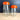 2 Carlton Glass canister jars with twist lids - 1.5L and 1L - 1980s vintage - NextStage Vintage