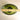 1975 FTD olive green oval footed vase – textured glass oak leaf design - NextStage Vintage
