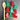 9 vintage Wilton imprint Christmas cookie cutters – red & green plastic - 1992 - NextStage Vintage