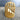 Flocked bird in gold plastic cage ornament - vintage Christmas - NextStage Vintage