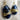 Faceted Deep Blue Crystal Teardrop Earrings, Flat Briolette with Wire-Wrap Design - NextStage Vintage