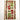 Vintage 1960s linen Christmas tea towel - unused - Greetings, Santa, reindeer, trees - NextStage Vintage
