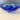 Encased cobalt blue and clear blown glass dish - vintage art glass - NextStage Vintage