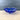 Encased cobalt blue and clear blown glass dish - vintage art glass - NextStage Vintage