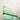 Vintage uranium green depression swirl glass cups and saucers - solid flat handles - set of 2 - NextStage Vintage