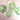 Vintage uranium green depression swirl glass cups and saucers - solid flat handles - set of 2 - NextStage Vintage