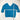Cerulean blue short sleeve boucle knit sweater - 1980s vintage - size M - NextStage Vintage
