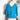 Cerulean blue short sleeve boucle knit sweater - 1980s vintage - size M - NextStage Vintage