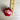 Shabby red glass Christmas teapot ornament - mica - Germany - NextStage Vintage