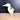White ceramic goose wall hook – vintage handcrafted towel or apron holder - NextStage Vintage