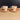 Pair of Vintage Harkerware Cock 'O Morn Coral Flat Cup and Saucers MCM USA - NextStage Vintage