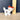Occupied Japan cat with bow porcelain figurine - 1940s vintage - NextStage Vintage