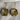 Judith Ripka Gold Vermeil Gemstone Earrings Canary Yellow & Green Halo - NextStage Vintage