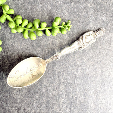 Kennbunkport ME Sterling Spoon - Antique 1900s Souvenir - NextStage Vintage