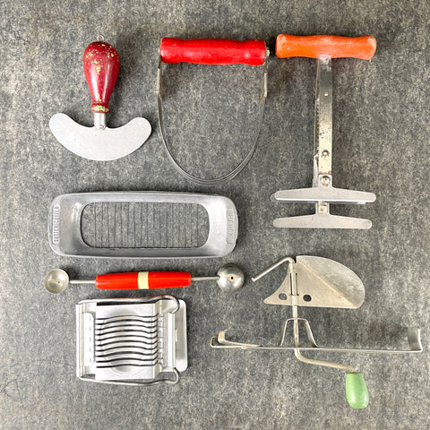 Kitchen tool essentials assortment - 7 vintage utensils - NextStage Vintage