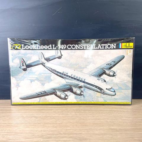 Heller Lockheed L-749 Constellation 1/72 scale model kit - complete - vintage model kits - NextStage Vintage