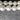 3 16" Strands round off-white glass pearlized beads 10-14mm - jewelry making/crafting - NextStage Vintage
