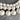 3 16" Strands round off-white glass pearlized beads 10-14mm - jewelry making/crafting - NextStage Vintage