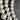 3 16" Strands round off-white glass pearlized beads 10-14mm - jewelry making/crafting - NextStage Vintage