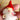 Pair of mini Santa ornaments - Retro Christmas decor - NextStage Vintage