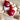 Pair of mini Santa ornaments - Retro Christmas decor - NextStage Vintage