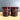 Mosser ruby red Eyewinker toothpick holders - set of 2 - vintage pressed glass - NextStage Vintage