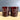 Mosser ruby red Eyewinker toothpick holders - set of 2 - vintage pressed glass - NextStage Vintage