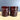 Mosser ruby red Eyewinker toothpick holders - set of 2 - vintage pressed glass - NextStage Vintage
