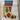 Red, Gold and Blue Ornaments Christmas stocking needlepoint canvas - NextStage Vintage
