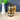 New York City printed amber glass souvenir mug with wooden handle - 1970s vintage - NextStage Vintage