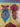 Red, Gold and Blue Ornaments Christmas stocking needlepoint canvas - NextStage Vintage