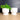 Vintage 1940s Randall milk glass planters – Set of 2 – Block pattern – white glass flower pots - NextStage Vintage