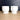 Vintage 1940s Randall milk glass planters – Set of 2 – Block pattern – white glass flower pots - NextStage Vintage