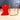 Red metal doll chair - vintage doll furniture - NextStage Vintage