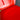 Red metal doll chair - vintage doll furniture - NextStage Vintage
