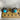Ross-Simons Two-Tone Sterling Silver & Turquoise Flower Stud Earrings - NextStage Vintage