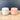 Russell Wright American Modern coral pink and gray salt and pepper set - NextStage Vintage