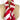 Stars and stripes red and white scarf - NextStage Vintage