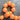 Tangerine orange plastic beaded rope necklace – 60s vintage - NextStage Vintage