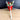 Mid-Century metal Christmas tree stand – atomic beehive / rocket shape – red, white & chrome - NextStage Vintage