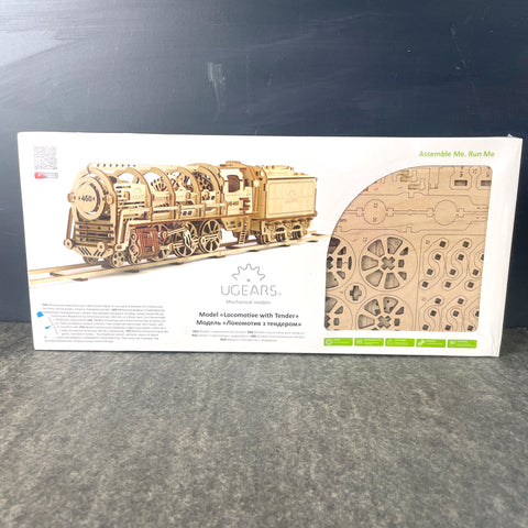 UGEARS mechanical models locomotive with tender - NIP - NextStage Vintage