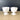 Westmoreland Diamond Cut milk glass cream and sugar - NextStage Vintage