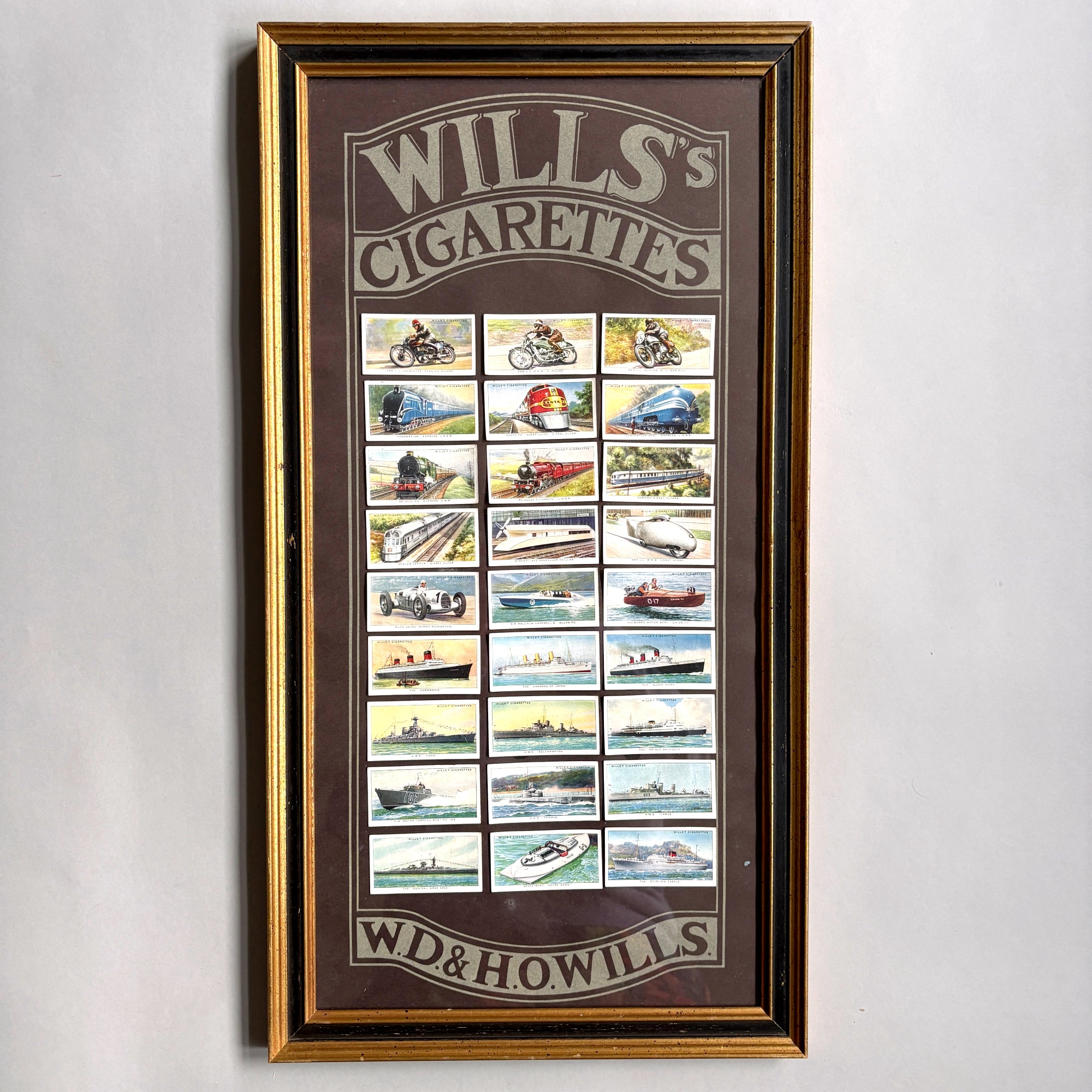 cigarette card frames Mounting & Framing Kit for Cards Sets Mounting & Framing Kit for
