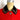 Austrian boiled wool red cape - velvet collar - ribbon trim - size S-L - NextStage Vintage